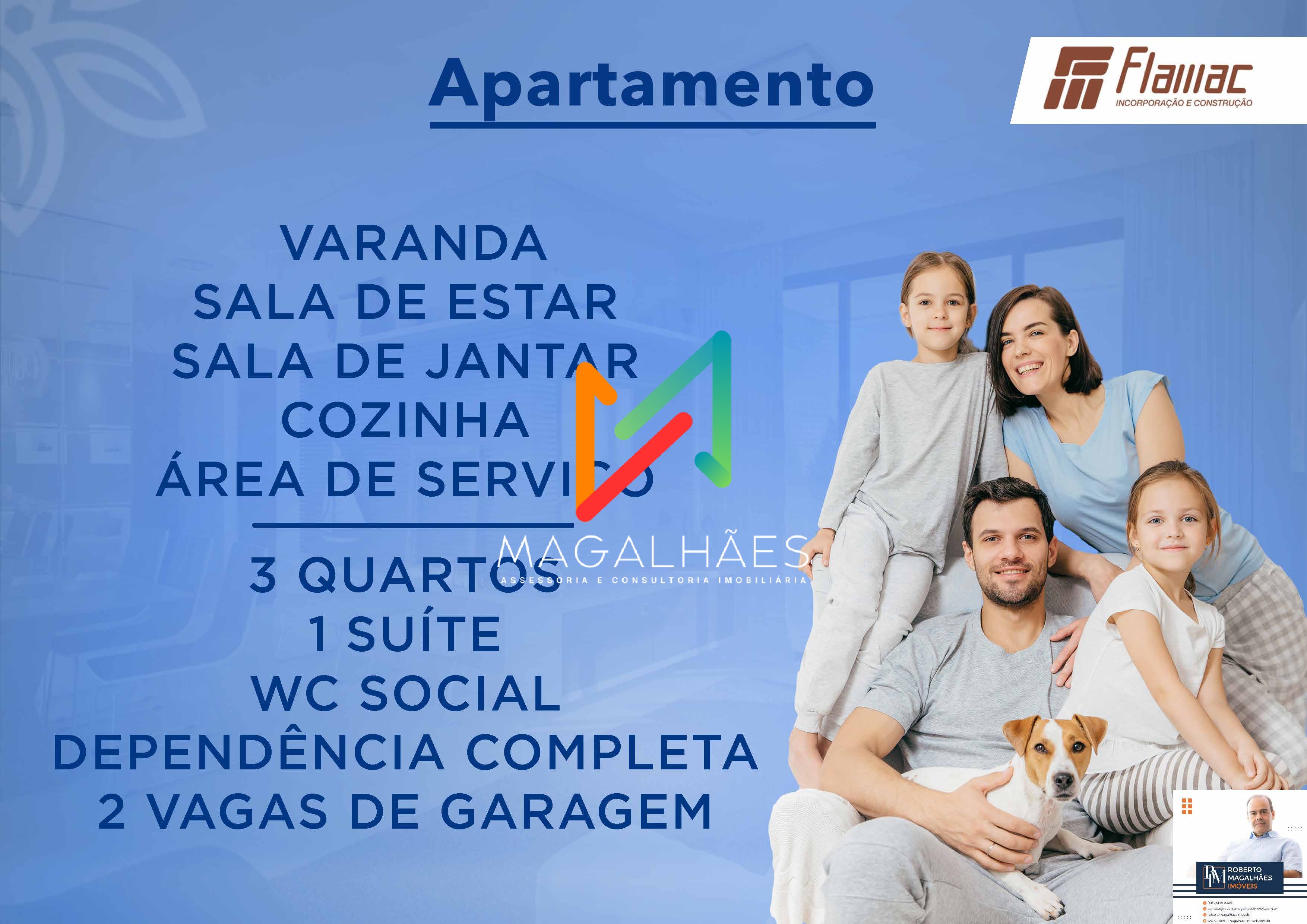 Apartamento à venda com 3 quartos, 84m² - Foto 3