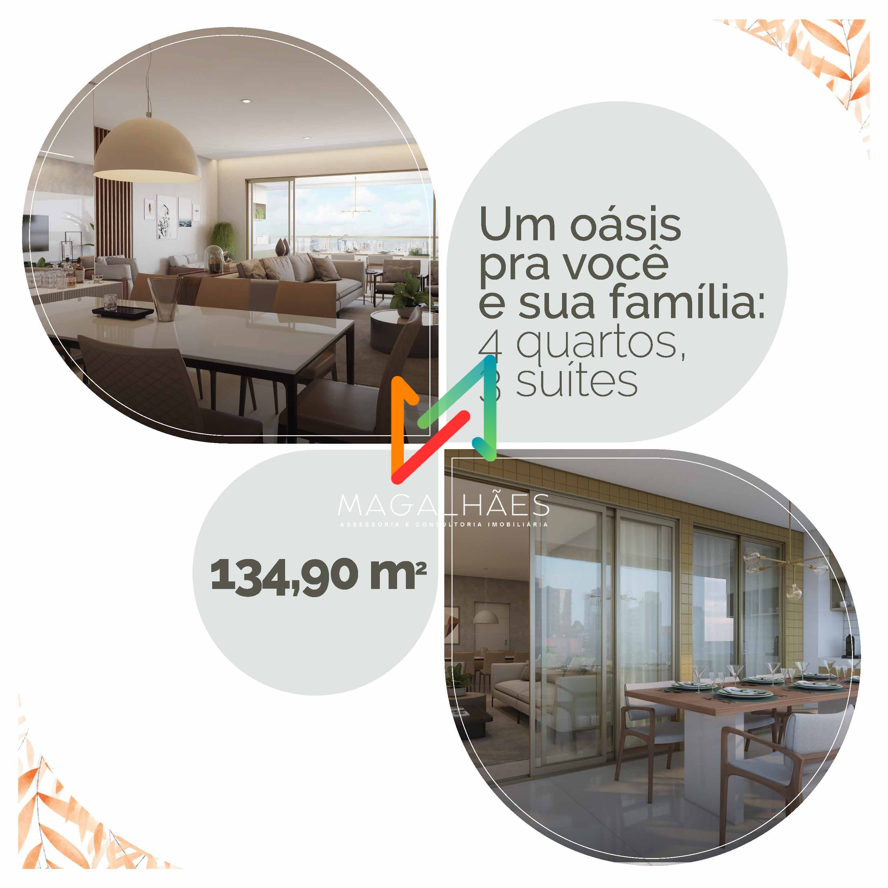 Apartamento à venda com 4 quartos, 134m² - Foto 5